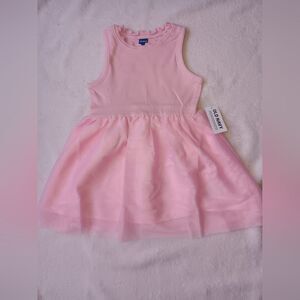 Old Navy Toddler Girls Sleeveless Fit and Flare Tutu Dress NWT